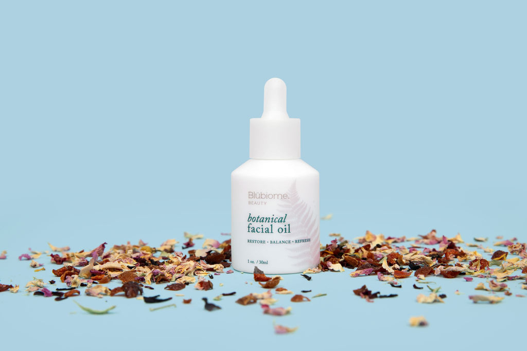 Rebuild your microbiome health. The first of its kind, Postbiomic fermented facial oil rejuvenates skin to feel toned, smooth, and soft.